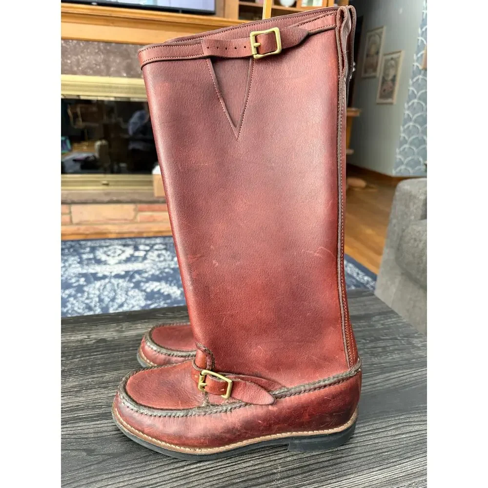 Gokey Botte Sauvage Original Mahoney Thick Genuine Leather Hunting Boot Sz. 9